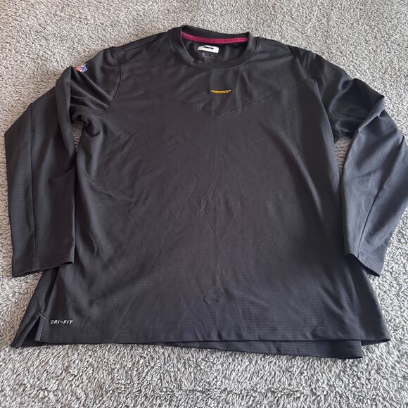 2021 Nike Team Issued NFL Washington Commanders Redskins Team Black Pullover XXL - Picture 1 of 12